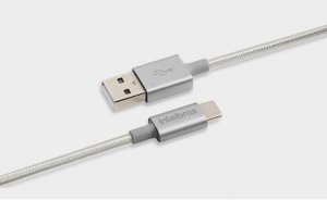 Cabo USB Type C 1.5M Nylon Branco EUAC15NB