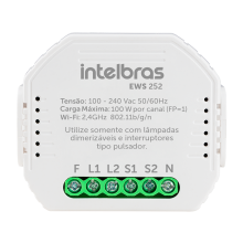INTERRUPTOR CONTROLADOR DIMMER SMART WI-FI EWS 252