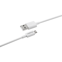 Cabo USB Micro B 1.2M PVC Branco EUAB12PB