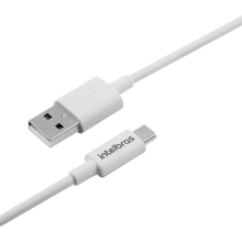 Cabo USB Type C 1.2M PVC Branco EUAC12PB