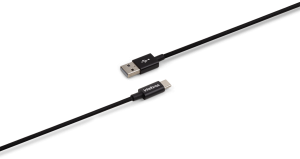 Cabo USB - USB-C 1,5m Nylon Preto EUAC 15NP