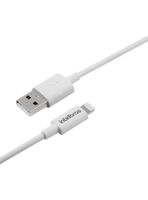Cabo USB lightning 1.2M PVC Branco EUAL12PB
